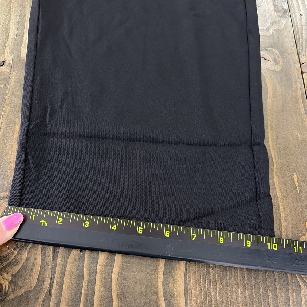 Halara Pants Womens Petite L Black Pleated Wide Leg Pockets Career - Picture 11 of 13